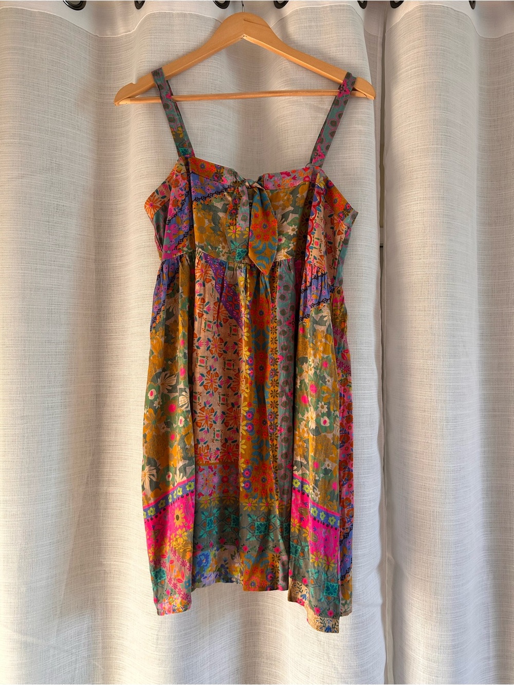 Natural Life Flora Patchwork Sundress - New without tags, never worn